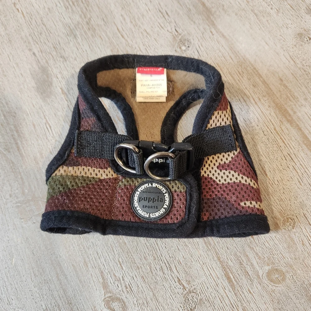 Puppia Camo Soft Vest Dog Harness- Size X-Small